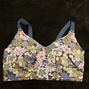 Retro Pattern Aerie Offline Sports Bra